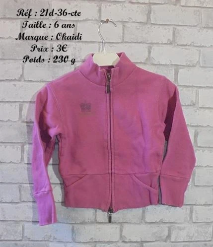 Gilet 6 ans Okaidi (21d-36-cte)